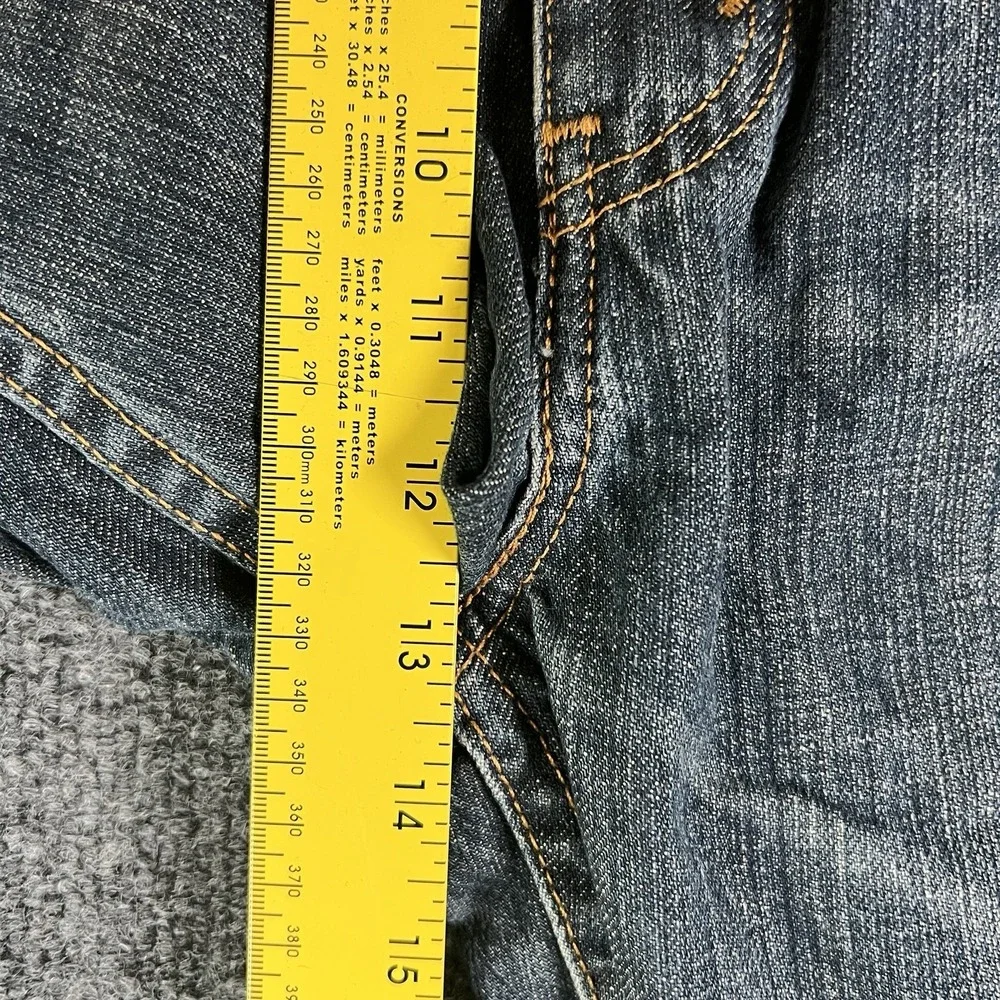 Levi's 559 Jeans Men's 44x31 Blue Light Wash Denim Relaxed Fit Straight Leg READ